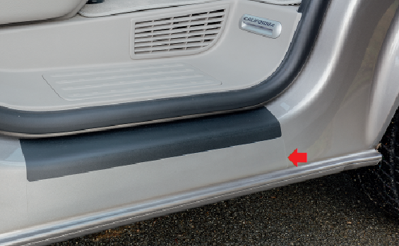 Auto Türgriff Schutzfolie Griffmulde für VW Caddy 3 (III)