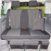 BRANDRUP® - Second Skin Schonbezüge 2er Sitzbank VW- T6.1/ T6 California Beach