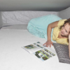 BRANDRUP® - iXTEND® Spannbettlaken für Aufstelldach-Matratze VW T6 California, 2-teilig, ohne Lampen-Aussparung
