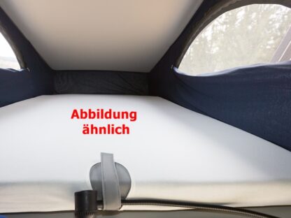 Brandrup - iXTEND Spannbettlaken für die Matratze im Aufstelldach der VW T6/T5 California mit Aussparung für die Befestigung der Leseleuchte, Single-Jersey