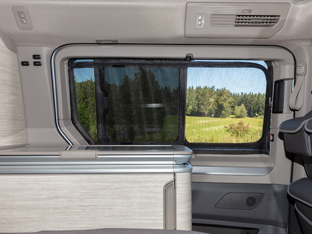 FLYOUT für Schiebefenster VW T7 California, linke Seite
