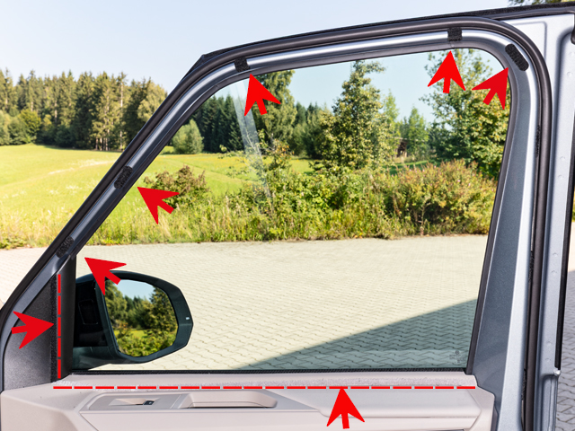 ISOLITE ® Outdoor PLUS Extreme für Fahrerhausfenster VW T7 California / Multivan - Image 4