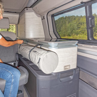 ISOLITE ® Befestigungsgurt-Set für die Küchenblockschiene VW T7 California Ocean / Coast
