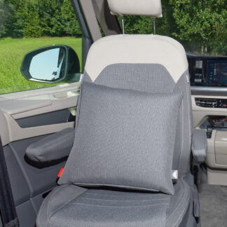 Kissen 45 x 45 cm für VW T7 California / Multivan, Design "Bright Dots Raven".